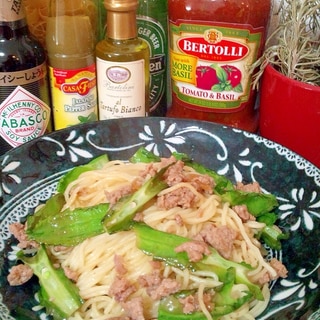 うりずん豆入り・タイ風そぼろ焼きそば☆